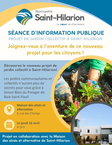projet de jardin collectif à Saint-Hilarion 